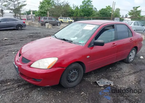 2004 Mitsubishi Lancer Es z USA, uszkodzony, nr VIN JA3AJ26E04U008497